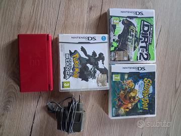 Nintendo DS LITE rosso +3 giochi e caricabatterie