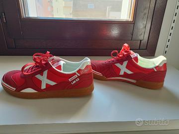 Scarpe NUOVE MUNICH gresca rosso indoor N.40