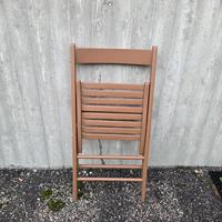 sedia legno pieghevole