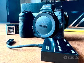 NIKON Z6 (3.050 scatti) + Lettore XQD/Sony XQD 64G