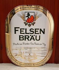 Pannello pubblicitario birra Felsenbräu
