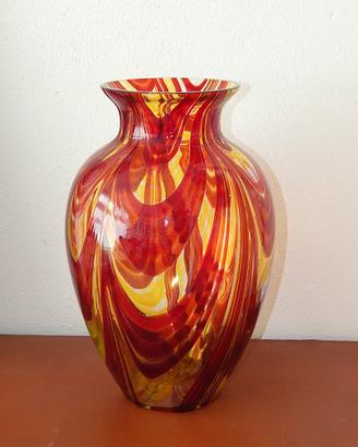 Grande Vaso TOSO MURANO H34cm Firmato + certificat