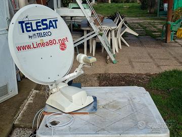 Parabola satellitare automatica per camper 