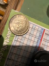 Moneta un dollaro usa anno 1851 con seconda gratis