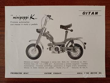 GITAN MOTO  Minipoppy K – volantino
