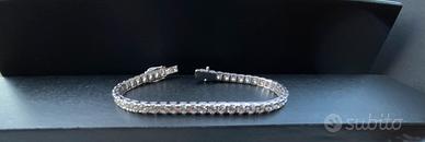 Tennis in oro 18 kt diam. Bianchi ct 4,98