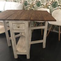 Tavolo legno massello a bandelle