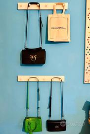 Appendiabiti da muro bianchi – set da 2 pezzi