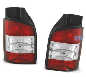FANALI PER VOLKSWAGEN VW T5 03-09 1P ROSSO BIANCO