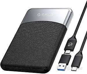 ORICO 1TB SSD esterno con cavo USB C 2 in 1