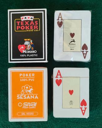 2 Mazzi Poker Pro  Dal Negro/Modiano - Nuovi 