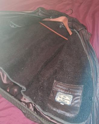 GIUBBOTTO AVIATOR VERA PELLE imbottitura removibil