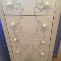 Cassettiera shabby chic