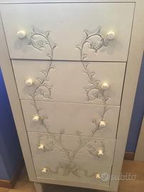 Cassettiera shabby chic