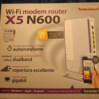 Modem Router Wi-Fi X5 N600