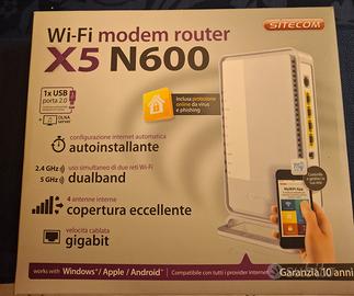 Modem Router Wi-Fi X5 N600