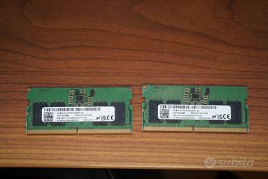 Micron Crucial RAM Kit 2x8GB 16GB DDR5 4800MHz