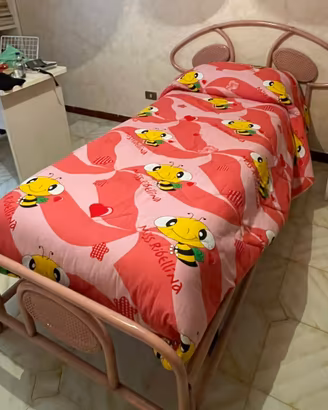 Struttura Letto + sedia + piumone