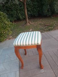 Sgabello stile antico artigianato veneto