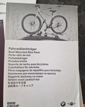 PORTABICI originale bmw x1 F48 nuovo e mai usato