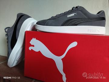 PUMA SMASH 3.0, NUMERO: 40, UNISEX, GRAY, NUOVE.