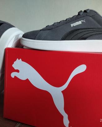PUMA SMASH 3.0, NUMERO: 40, UNISEX, GRAY, NUOVE.