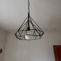 lampadario stile industriale 
