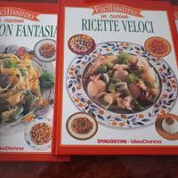 3 libri vintage Facilissimo in Cucina 