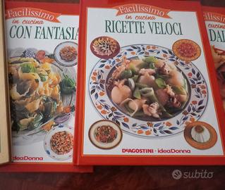 3 libri vintage Facilissimo in Cucina 