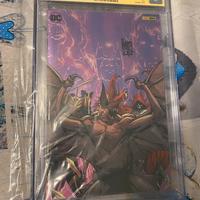 DC comics knight terror #1 variant cgc autografato