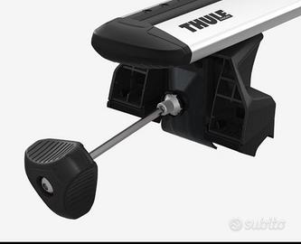 Barre portatutto + piedini Thule SquareBar Evo