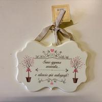 Quadretto Nascita Bimbe Angelica - Nuovo