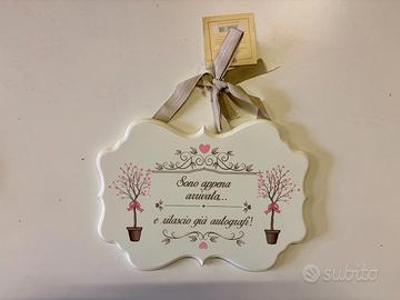 Quadretto Nascita Bimbe Angelica - Nuovo