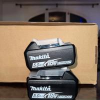 Batteria Makita 5.0ah coppia batterie Makita 18V