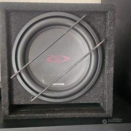 Amplificatore Alpine 5 canali + subwoofer 30 cm