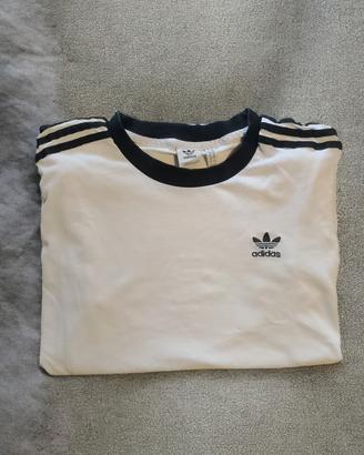 Maglietta Adidas Originals bianca/nera – Taglia M