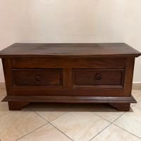 Como’/ Cassapanca in legno massello