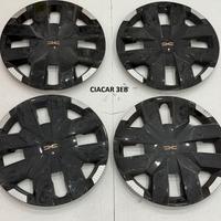 4 PLATTO COPRICERCHI RUOTA DACIA R15 ORIGINALI