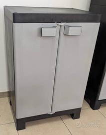 Armadio basso da esterno due ante in resina