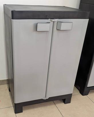 Armadio basso da esterno due ante in resina