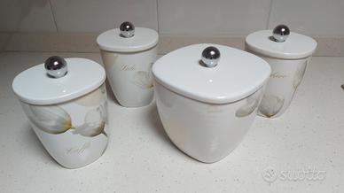 Set contenitori cucina in ceramica