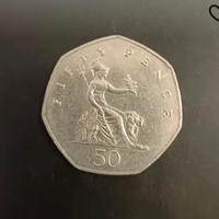 Moneta 50 Fifty Pence