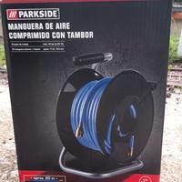 Tubo aria compressa 20m con avvolgitubo