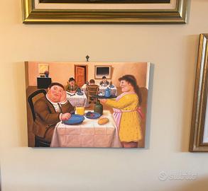 Botero riproduzioni stampate su tela canvas