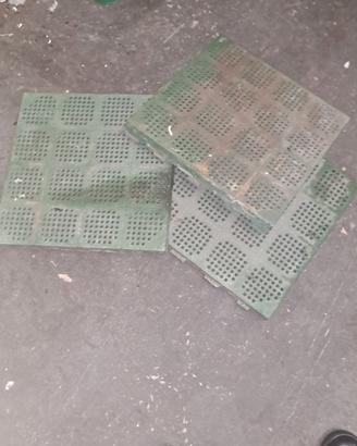 mattonelle forate giardino plastica 40x40 verdi 