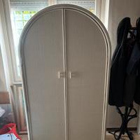 Guardaroba per cameretta in bambú e legno