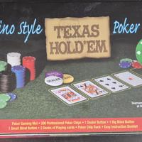 Texas Hold'em poker set fiches