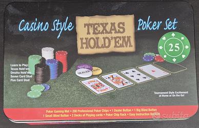 Texas Hold'em poker set fiches