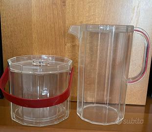 Porta ghiaccio e caraffa Guzzini