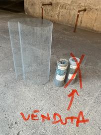 Rete metallica zincata recinzione nuova
